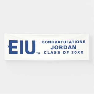 EIU Block Letter Banner