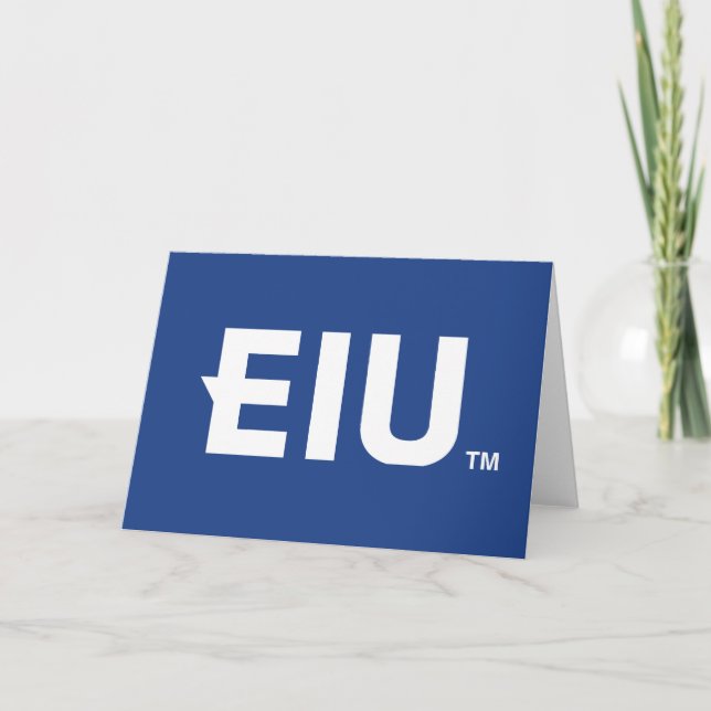EIU Block Letter Card (Front)