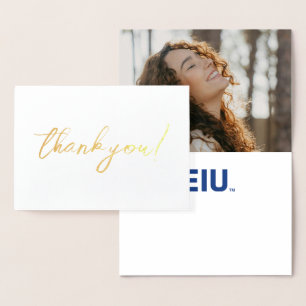 EIU Block Letter Foil Card