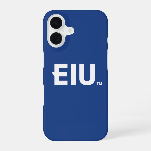 EIU Block Letter iPhone 16 Case (Back)