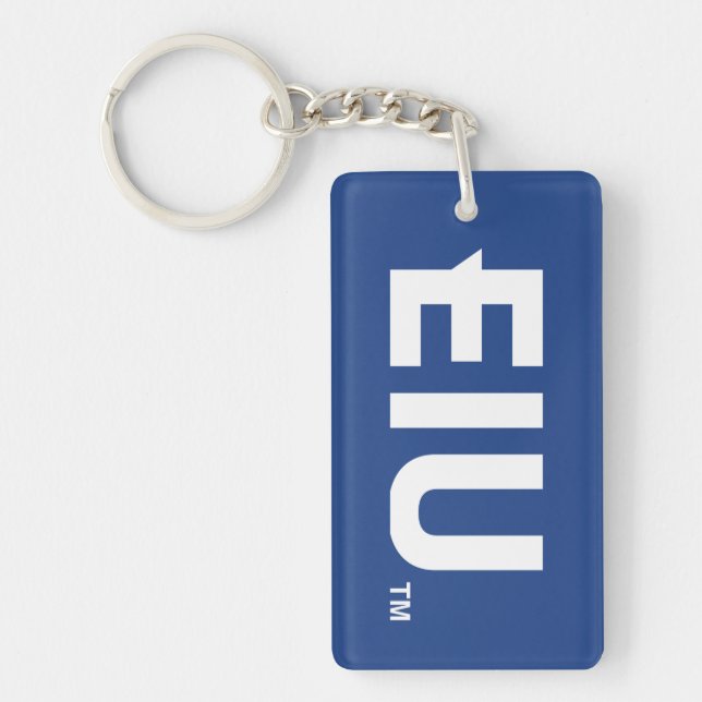 EIU Block Letter Key Ring (Front)