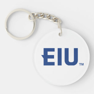 EIU Block Letter Key Ring