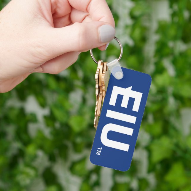 EIU Block Letter Key Ring (Hand)