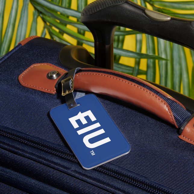 EIU Block Letter Luggage Tag (Front Insitu 1)