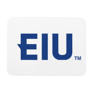EIU Block Letter Magnet