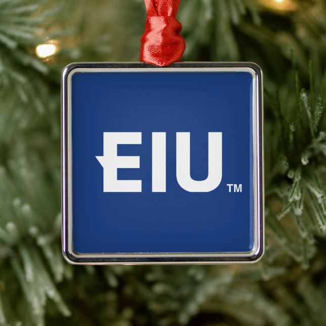 EIU Block Letter Metal Tree Decoration (Tree)