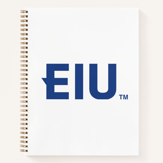 EIU Block Letter Notebook (Front)