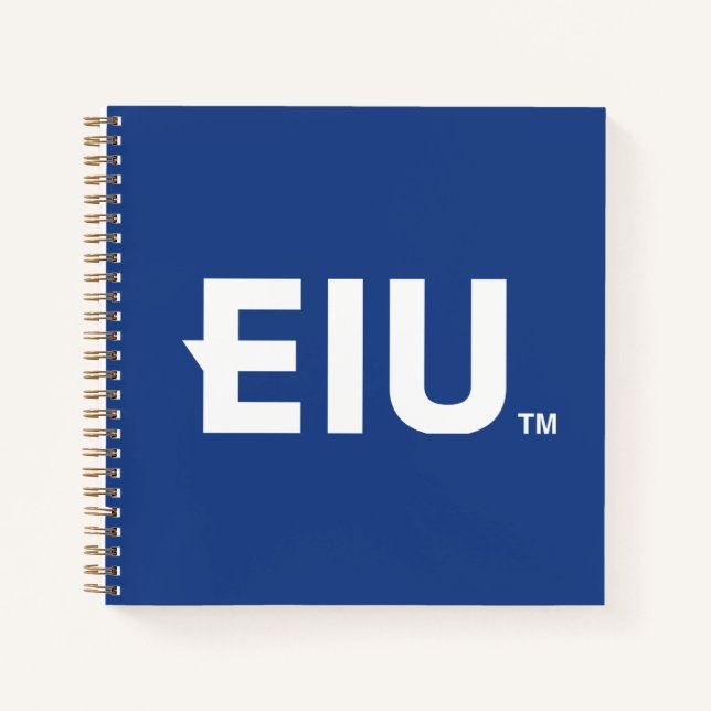 EIU Block Letter Notebook (Front)