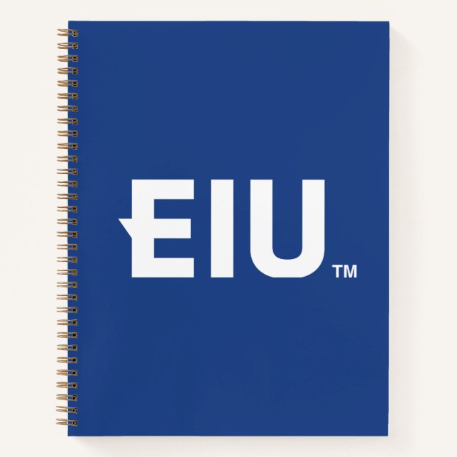 EIU Block Letter Notebook (Front)