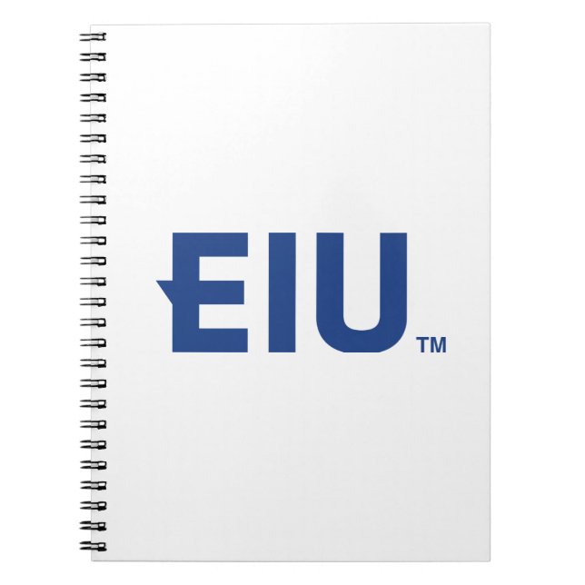 EIU Block Letter Notebook (Front)