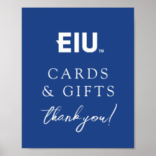 EIU Block Letter Poster