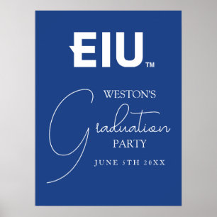 EIU Block Letter Poster