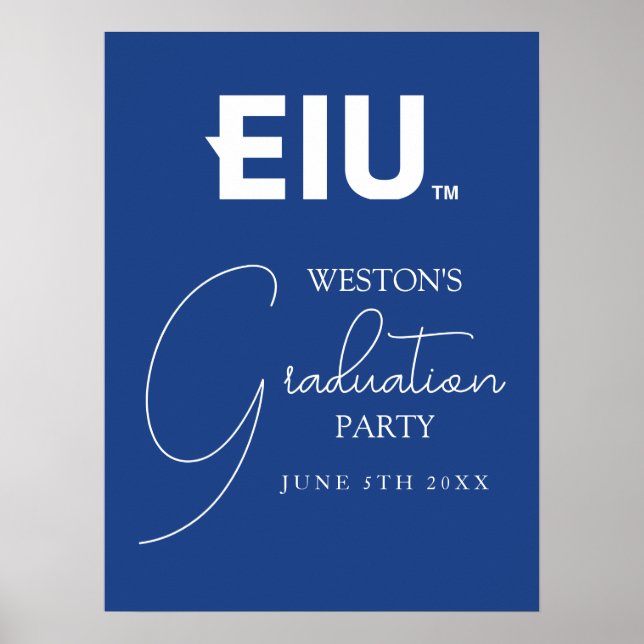 EIU Block Letter Poster (Front)