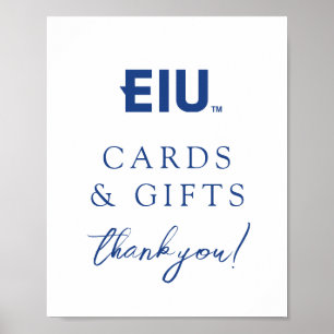 EIU Block Letter Poster