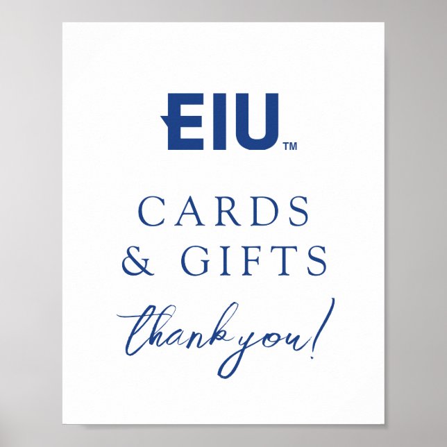 EIU Block Letter Poster (Front)