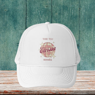 Eivissa Ibiza España Retro Disco ball party Trucker Hat