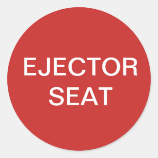 EJECTOR SEAT Car Sticker