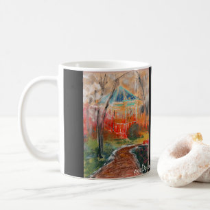 ejgoldguru small cottage on the cliff coffee mug