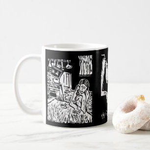 ejgoldguru - woodcuts coffee mug