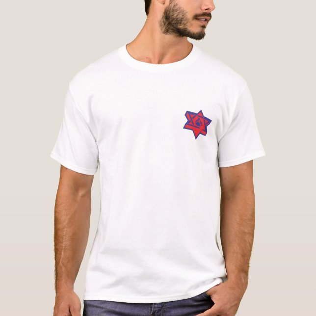 #EJH Men's T-Shirt in White  (Front)