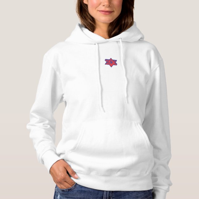 #EJH Women's Sweatshirt in White  (Front)
