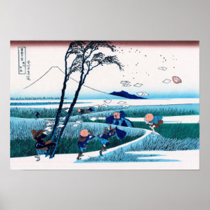 Ejiri in Suruga Province Hokusai Japanese Fine Art Poster