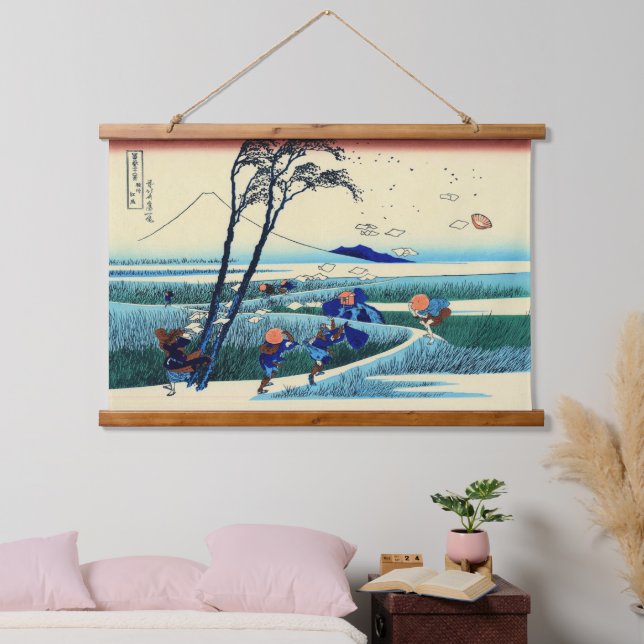 Ejiri in Suruga Province Katsushika Hokusai 1832 Hanging Tapestry (Bedroom)