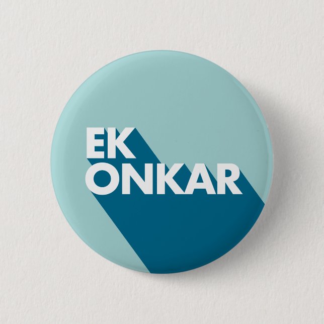 Ek Onkar Contemporary SIkh Badge (Front)