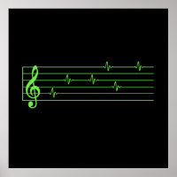 EKG Music Score