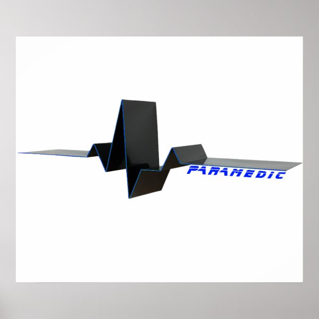 EKG Paramedic Poster (Front)