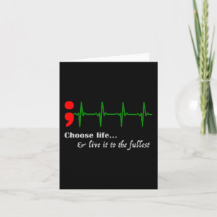 Ekg Suicide Awareness Prevention Card