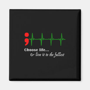 Ekg Suicide Awareness Prevention Magnet