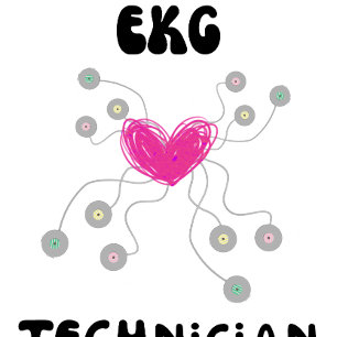 EKG Technician electrocardiogram T-Shirt