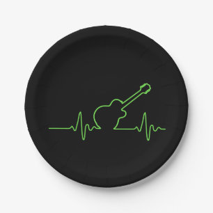 EKGuitar Paper Plate