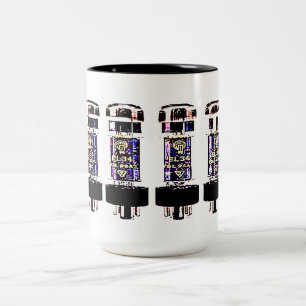 EL 34 Tubes Two-Tone Coffee Mug
