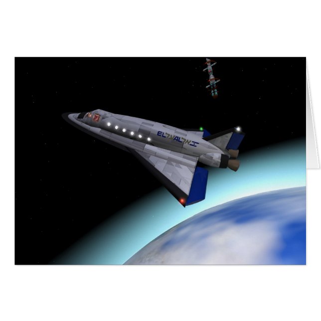 El Al Maslool Space Shuttle (Front Horizontal)