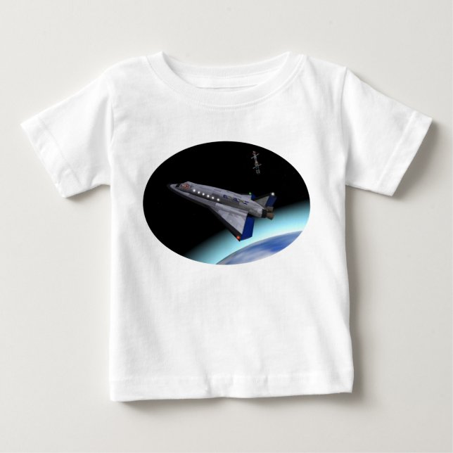 El Al Maslool Space Shuttle Baby T-Shirt (Front)