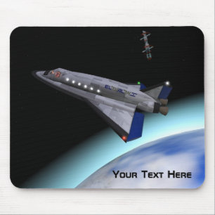 El Al Maslool Space Shuttle Mouse Mat
