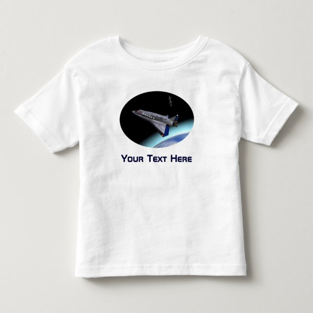 El Al Maslool Space Shuttle Toddler T-Shirt (Front)