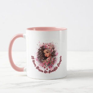 El Amor Busca un Humilde Corazon Linda Morenita Mug