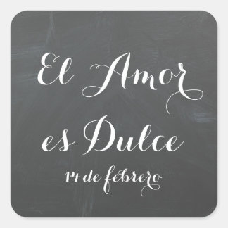 El Amor es Dulce- Customise these stickers
