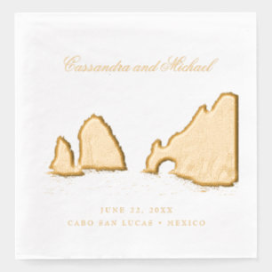 El Arco Cabo San Lucas MEXICO Foil Napkins