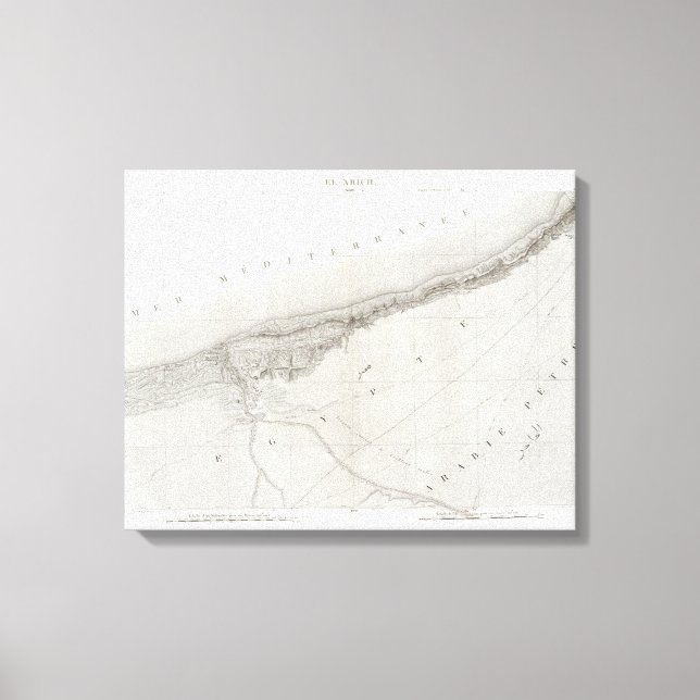 El Arich, Egypt Canvas Print (Front)