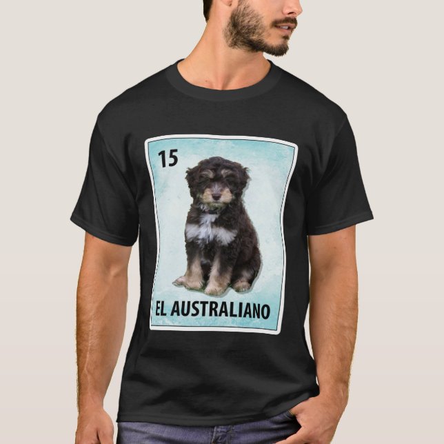 El Australiano Mexican Aussiedoodle Cards T-Shirt (Front)