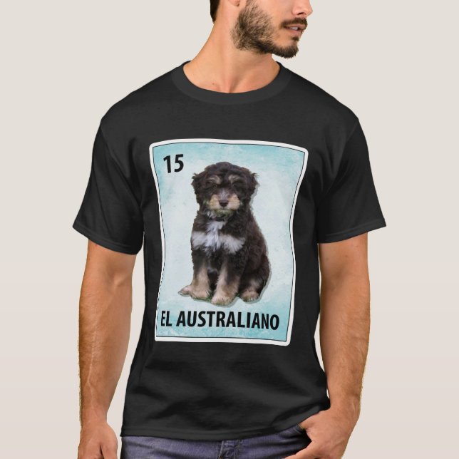 El Australiano Mexican Aussiedoodle Cards T-Shirt (Front)