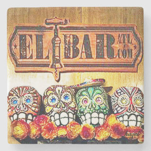 El Bar, Atlanta, Georgia, Marble Coasters