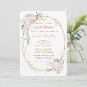 El Bautizo y Primer Añito invitación de nuestra hi Invitation