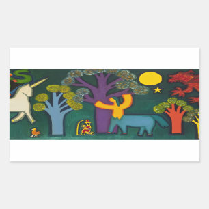 El Bosque Magico de Lucas 2009 Rectangular Sticker