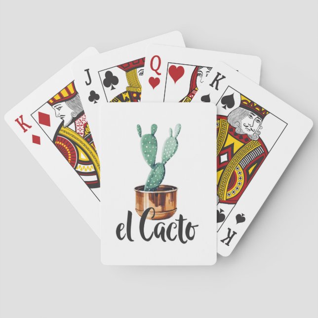 El Cactus Playing Cards (Back)