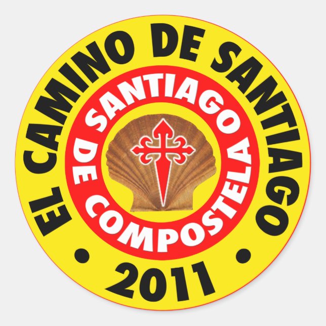El Camino de Santiago 2011 Classic Round Sticker (Front)